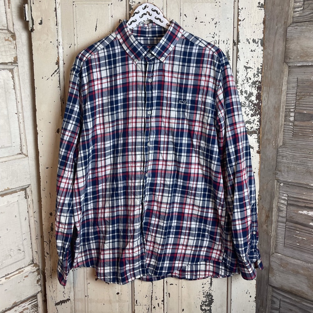 Vineyard vines whale shirt button up